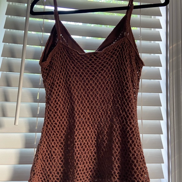 Brown Crochet Top - Picture 4 of 4